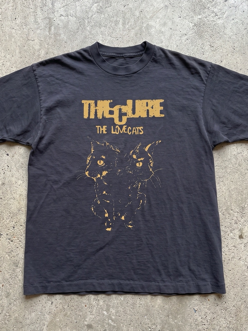 The Cure Lovecats Cats Post Punk Goth Band Graphic T-Shirt